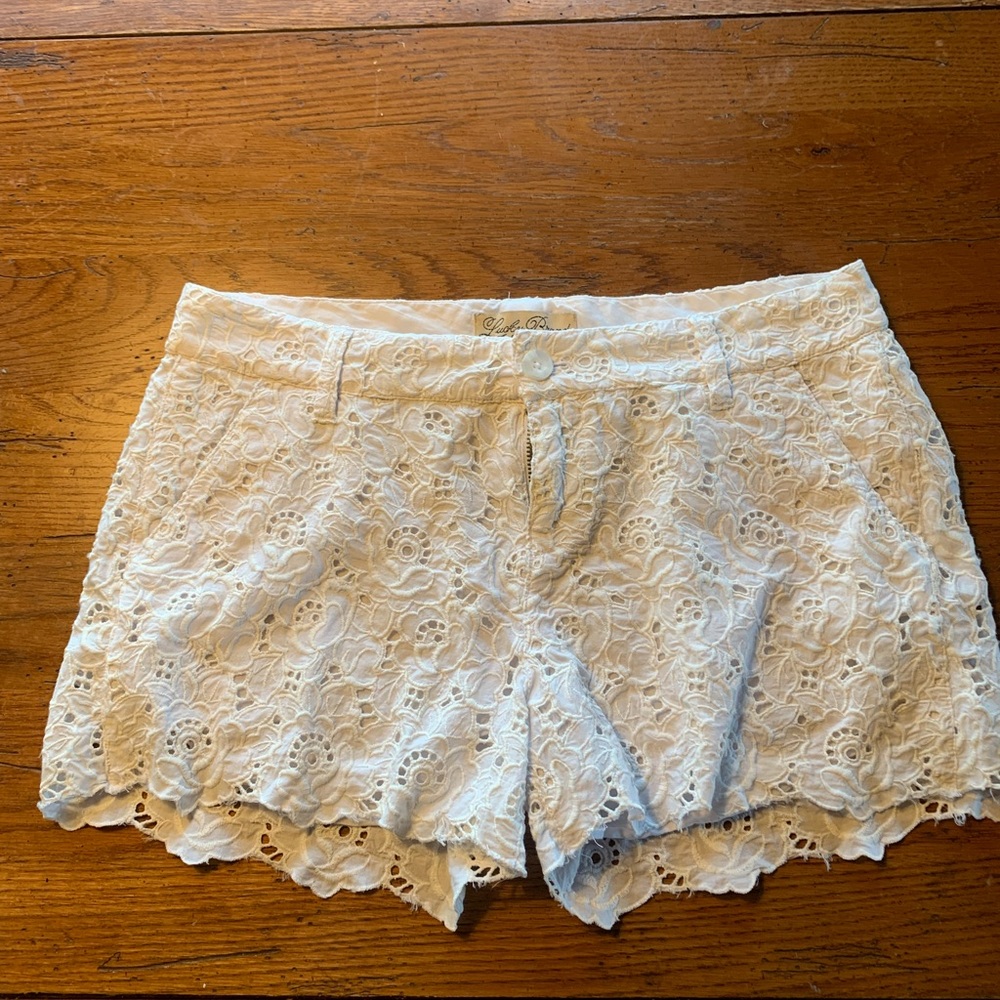 Lucky Brand White Eyelet shorts